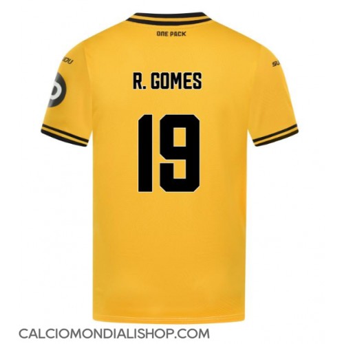 Maglie da calcio Wolves Rodrigo Gomes #19 Prima Maglia 2024-25 Manica Corta